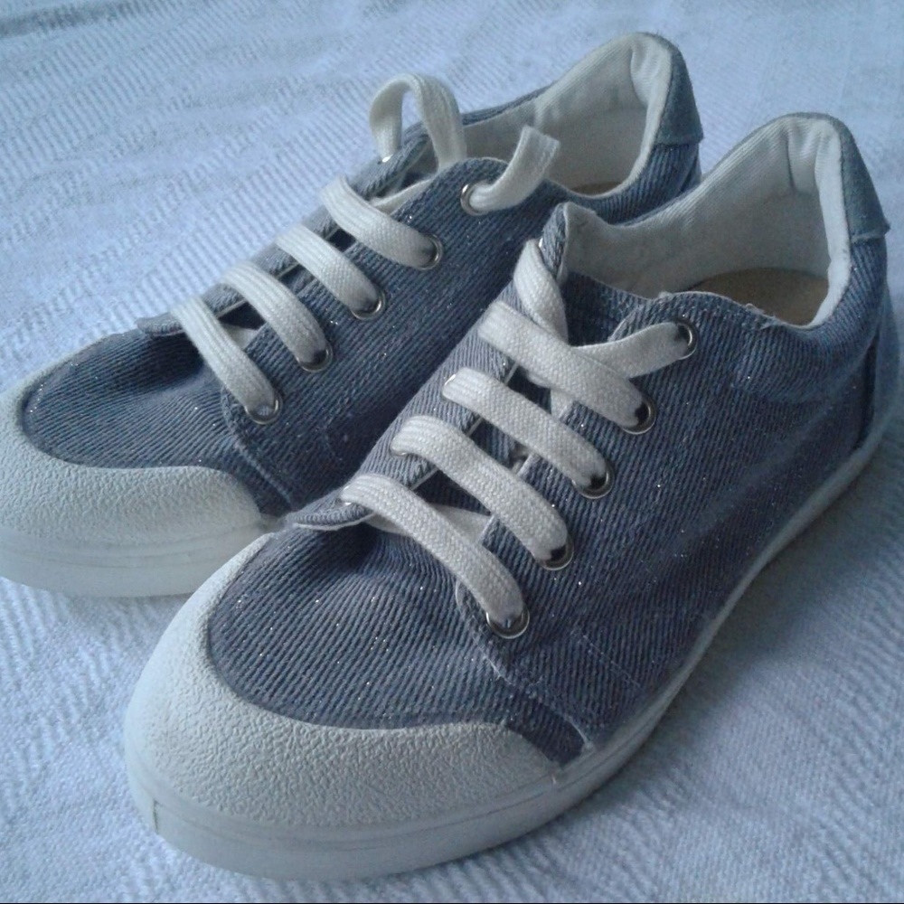 10IS Tennis Kids Shoes Urban Sparkle Lace Up Sneakers